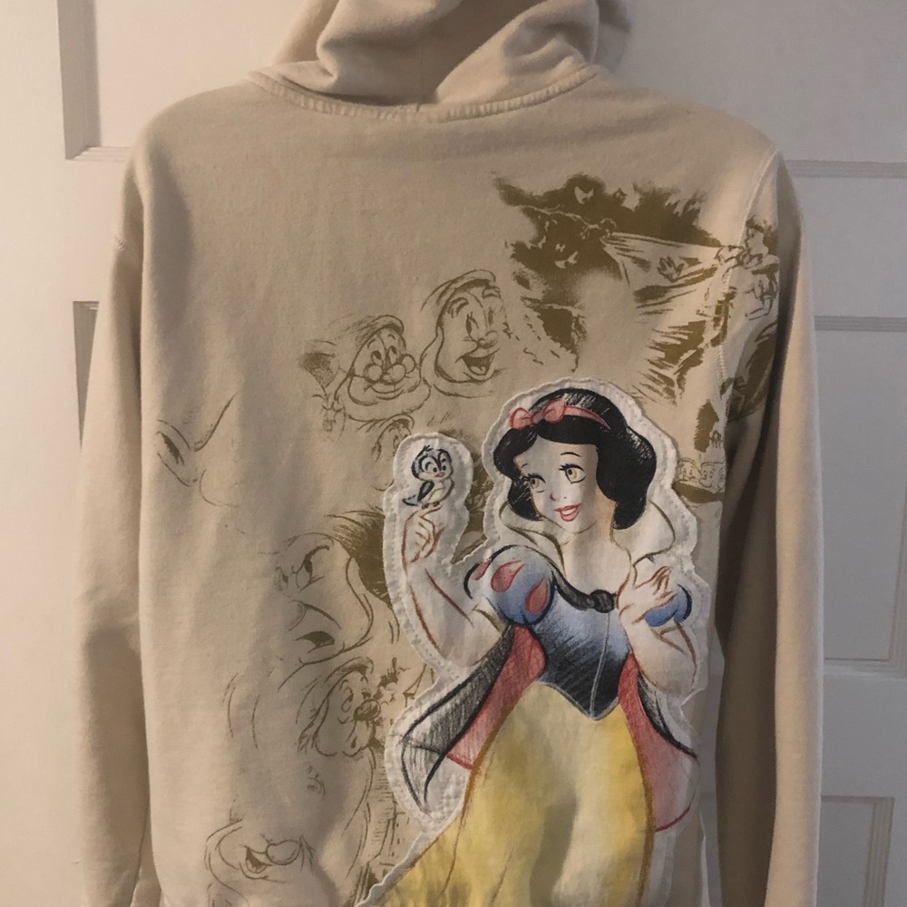 Snow White Disney Studio Full Zip Small Sweater